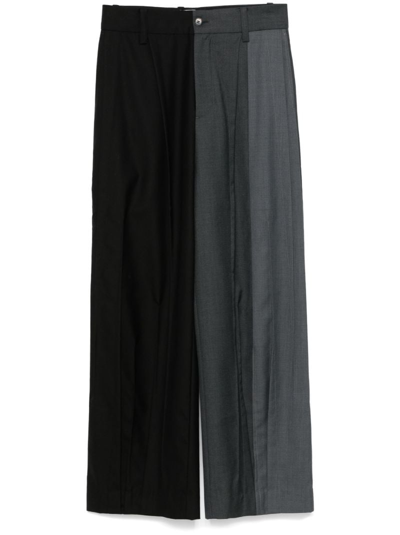 Pleated Gradient Trousers