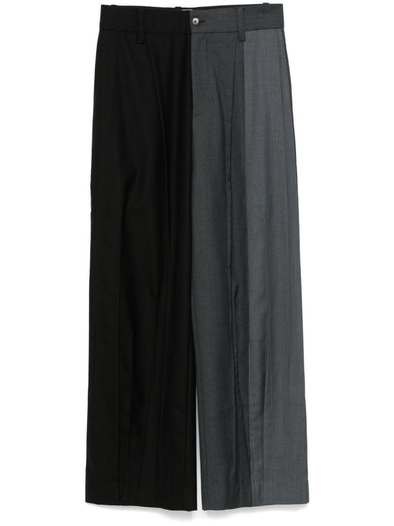 Pleated Gradient Trousers