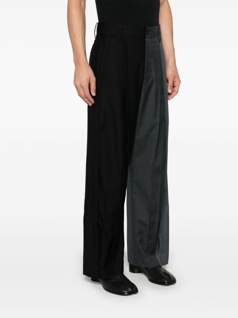 Pleated Gradient Trousers