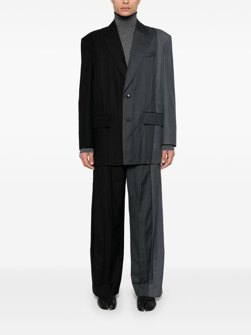 Pleated Gradient Trousers
