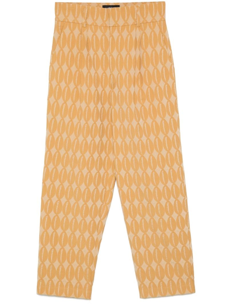 Jacquard Straight Trousers
