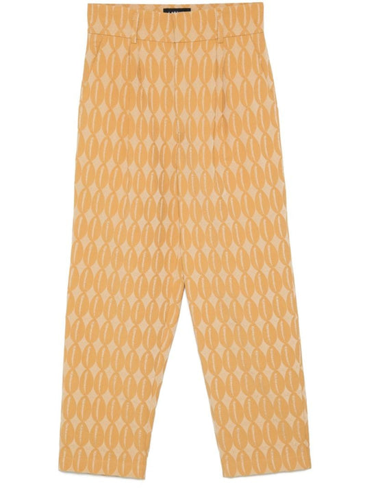 Jacquard Straight Trousers