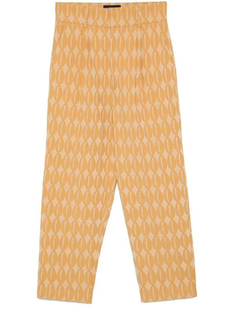 Jacquard Straight Trousers