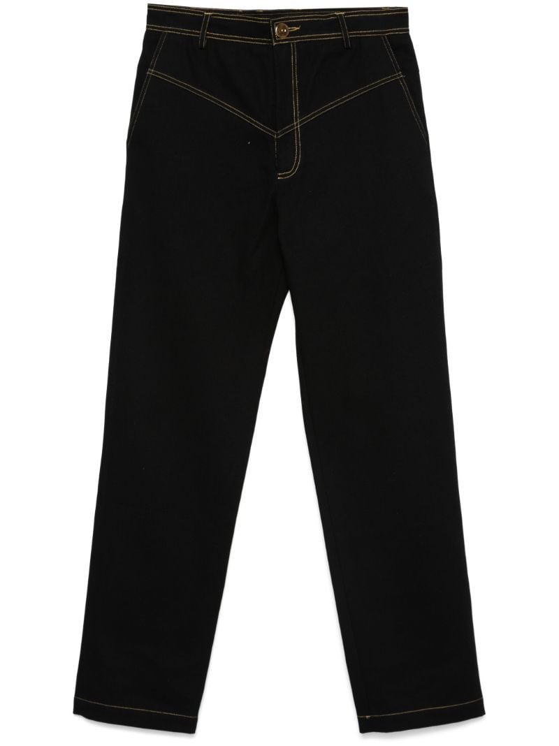 Monogram Straight-leg Jeans
