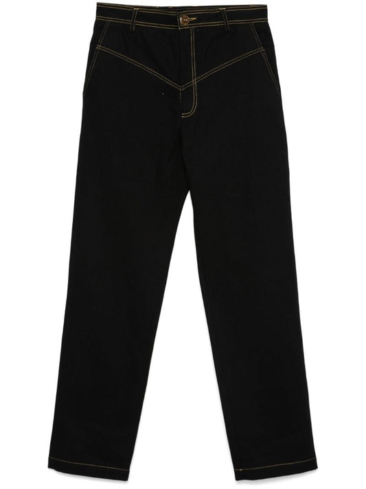 Monogram Straight-leg Jeans