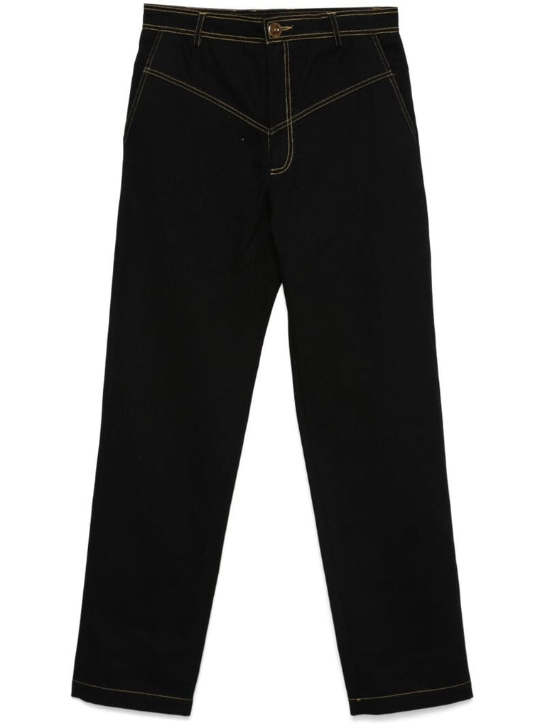 Monogram Straight-leg Jeans