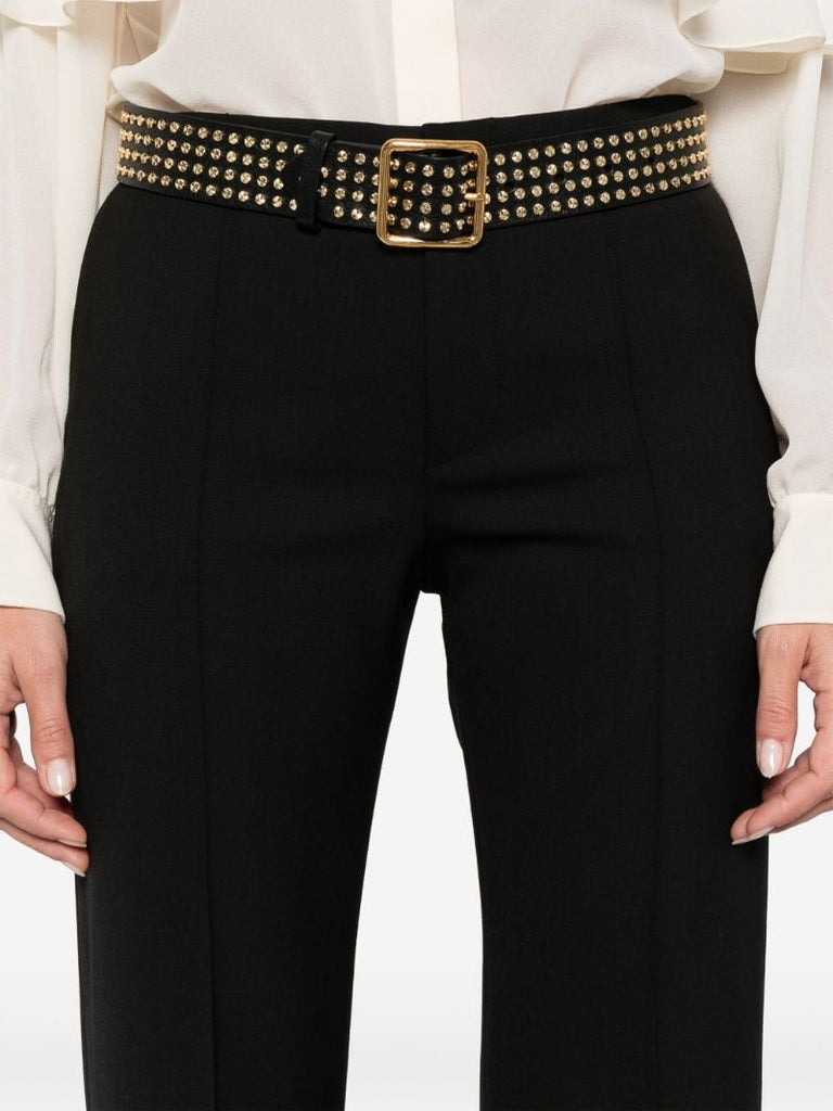 High-waist Flared Trousers