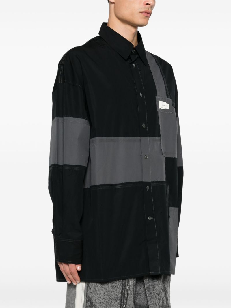 Panelled Cotton Shirt