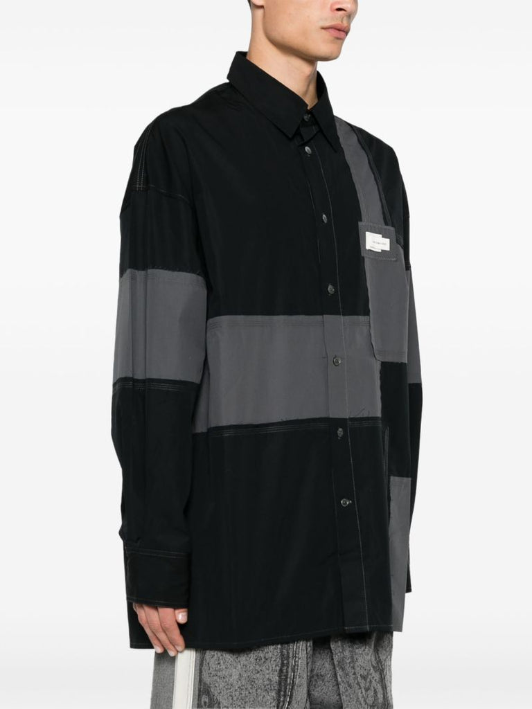 Panelled Cotton Shirt
