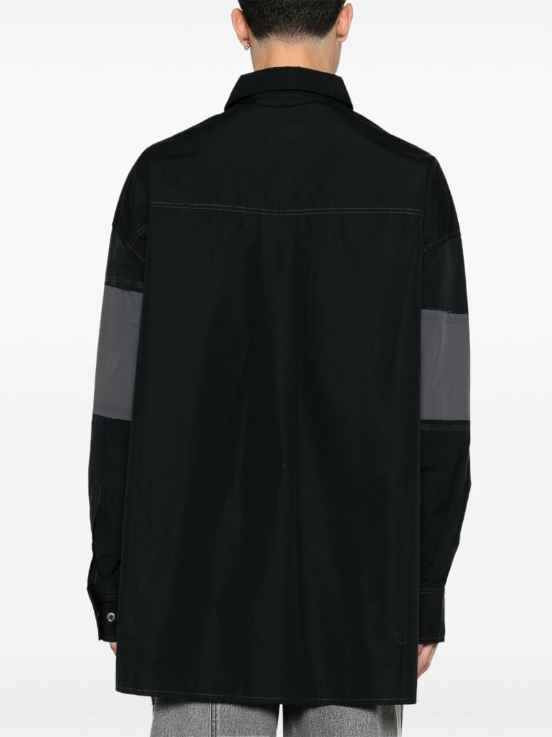 Panelled Cotton Shirt