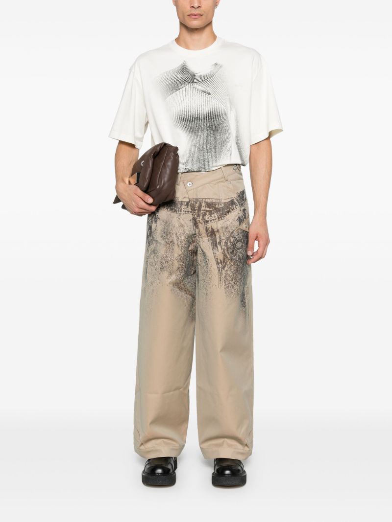 Trompe-l'oeil Straight Trousers