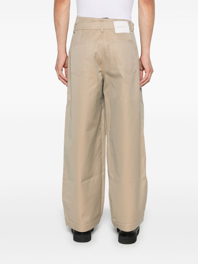 Trompe-l'oeil Straight Trousers
