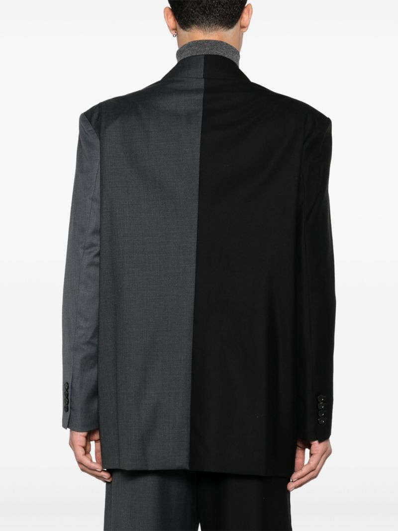 Pleated Gradient Blazer