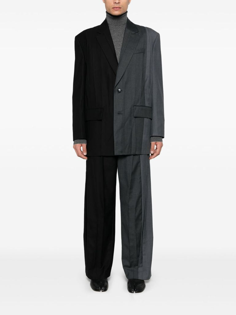 Pleated Gradient Blazer