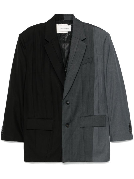 Pleated Gradient Blazer