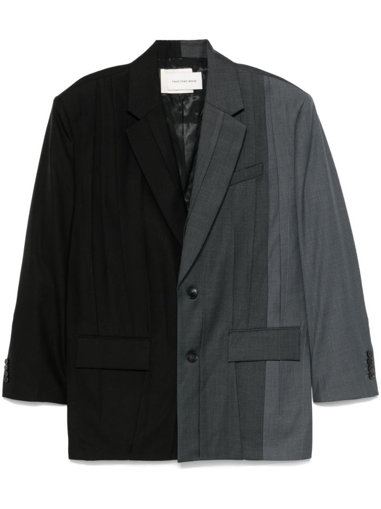 Pleated Gradient Blazer