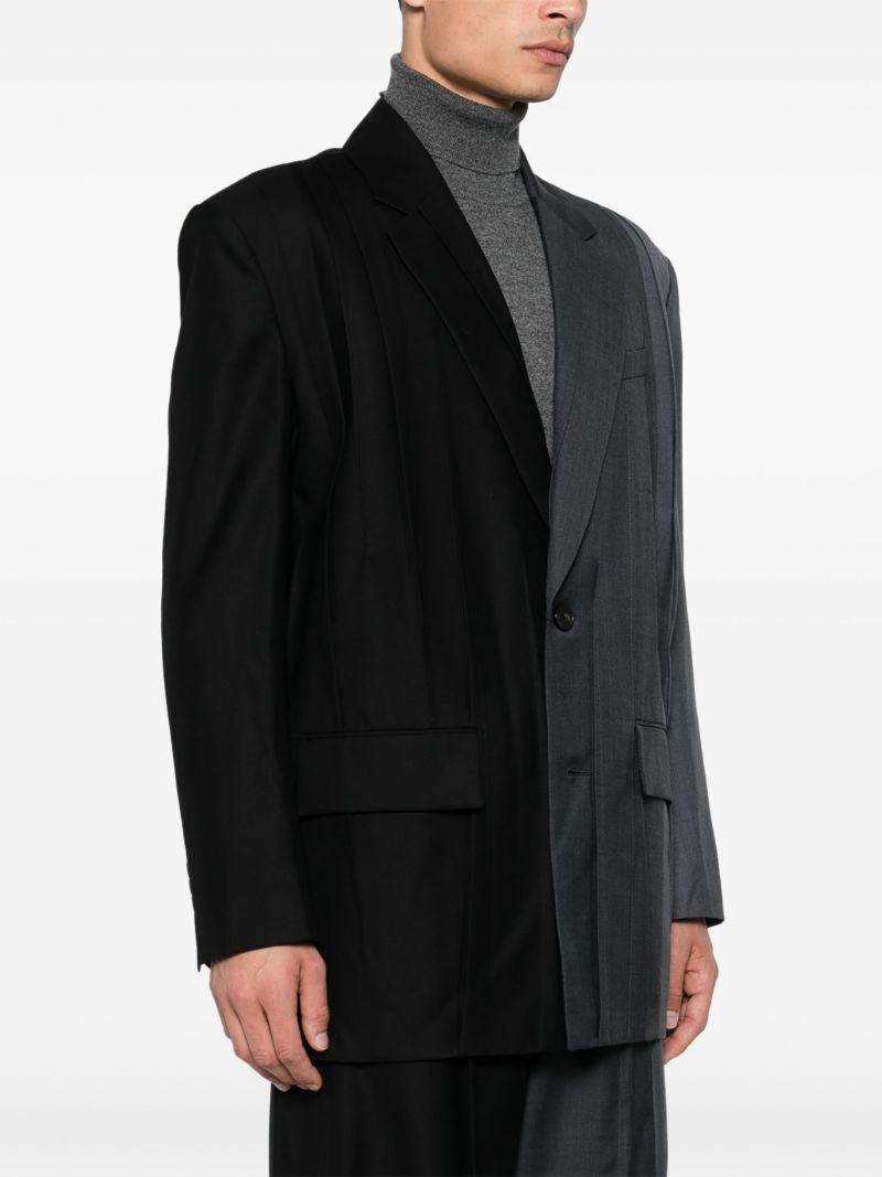 Pleated Gradient Blazer