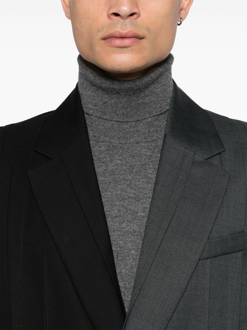 Pleated Gradient Blazer