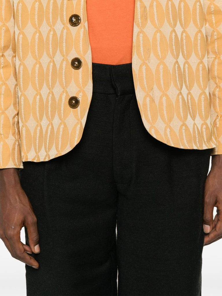 Blurred Straight Trousers