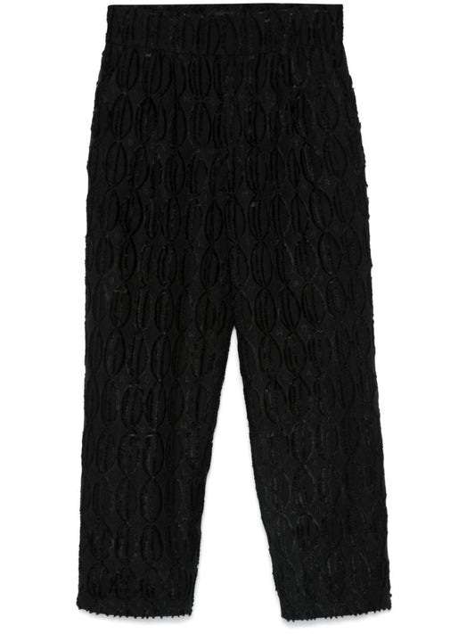 Jacquard Straight Trousers