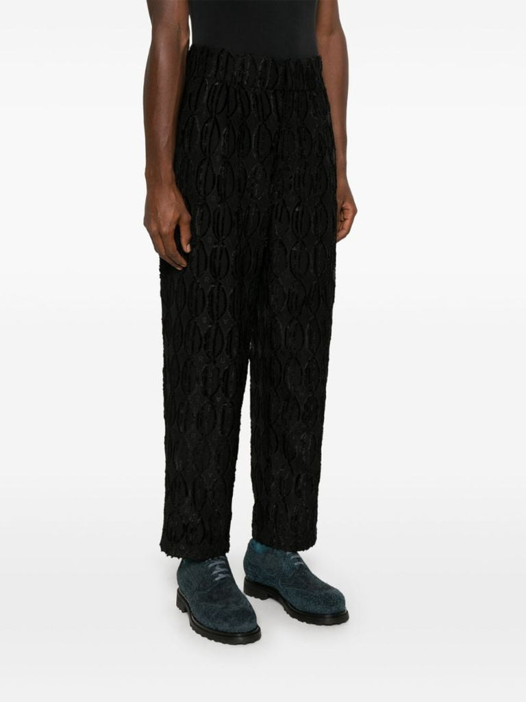 Jacquard Straight Trousers