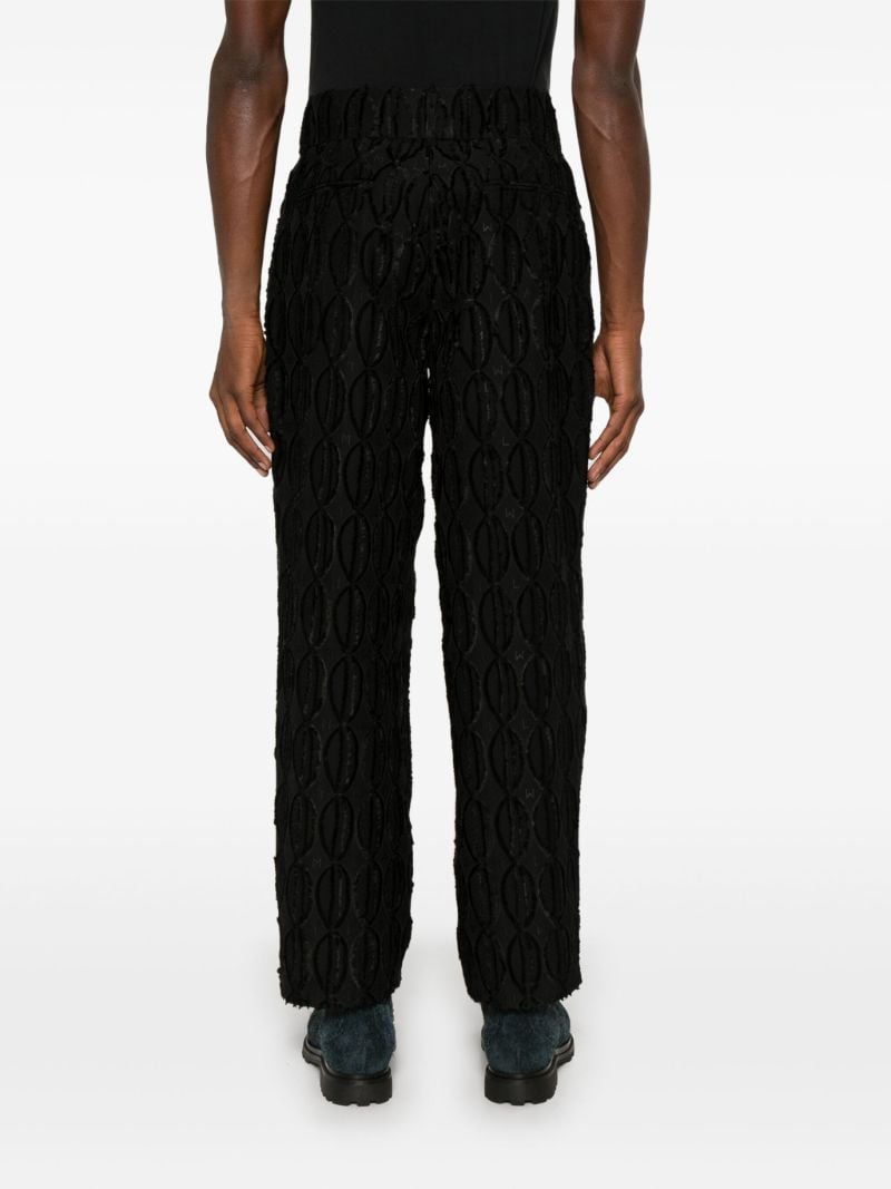 Jacquard Straight Trousers