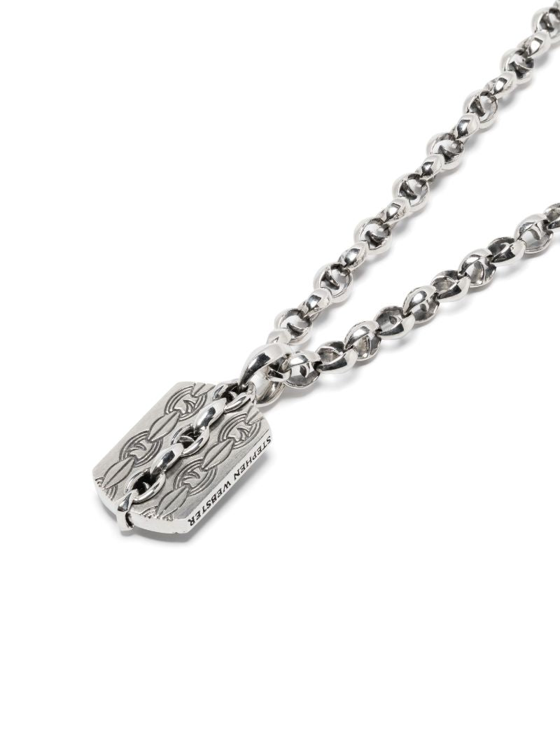 Sterling Silver Thorn Addiction Necklace