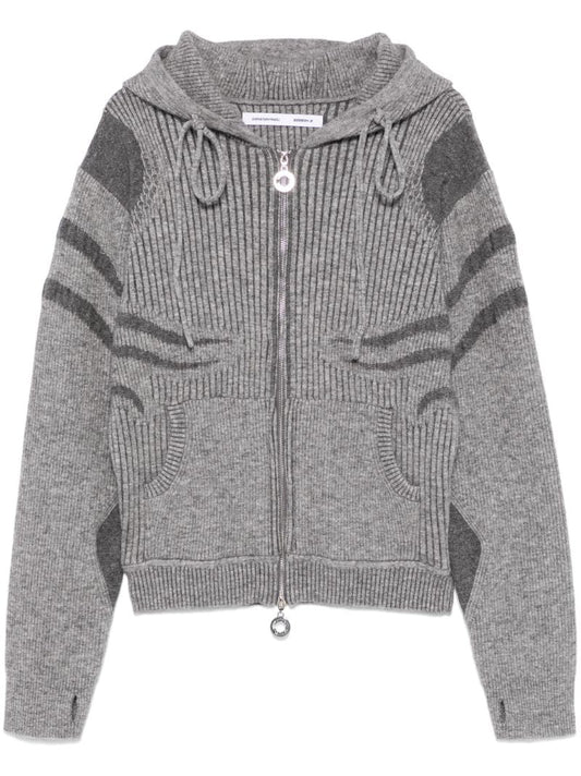 Intarsia-knit Hoodie