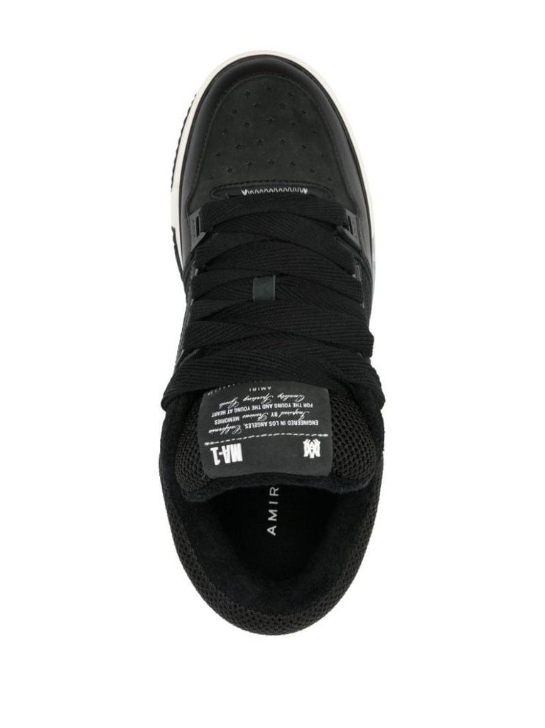 Black Ma-1 Panelled Sneakers
