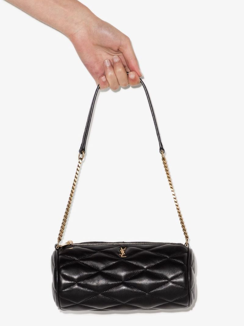 Black Sade Leather Shoulder Bag