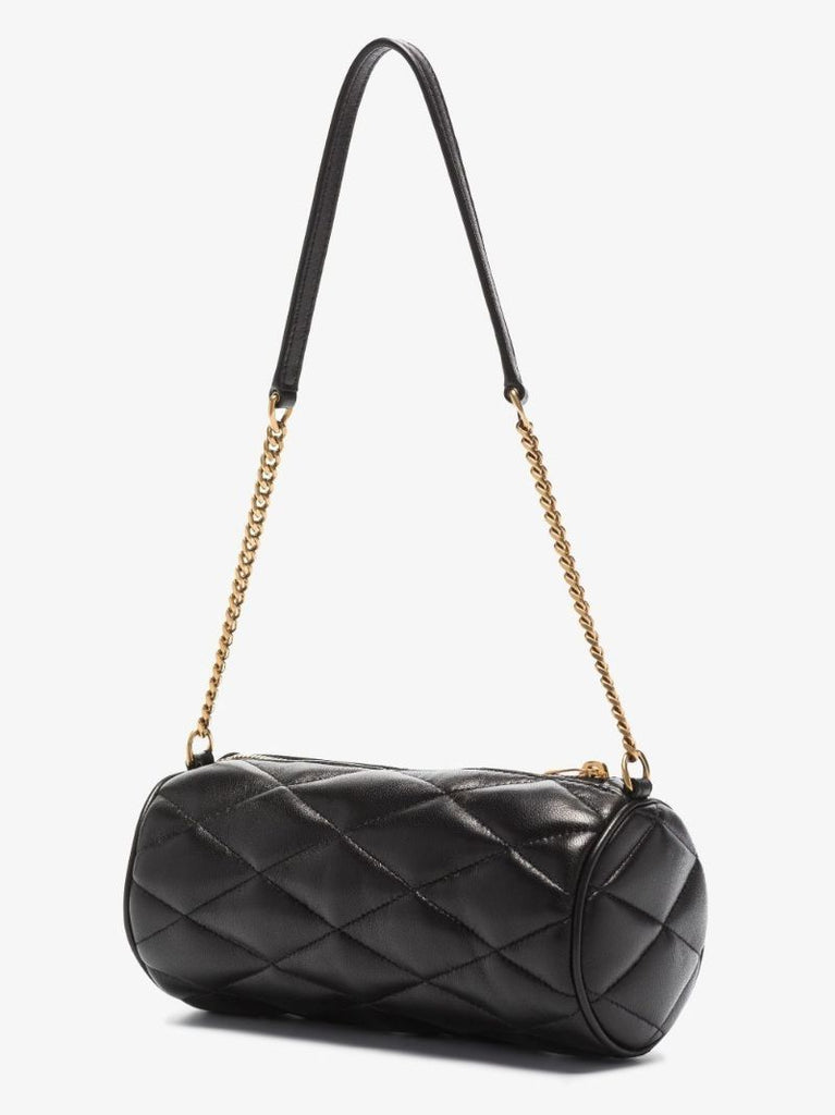 Black Sade Leather Shoulder Bag