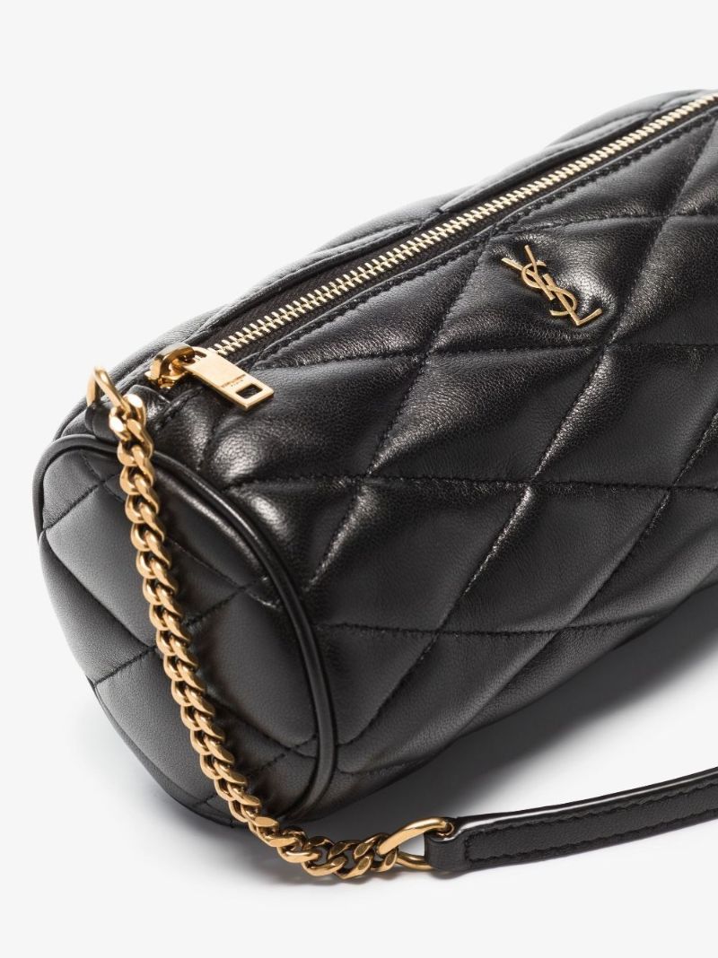 Black Sade Leather Shoulder Bag