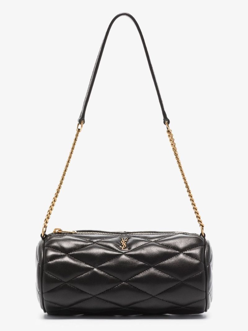 Black Sade Leather Shoulder Bag