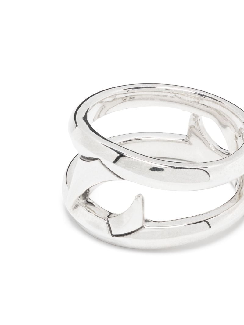 Sterling Silver Double Thorn Ring