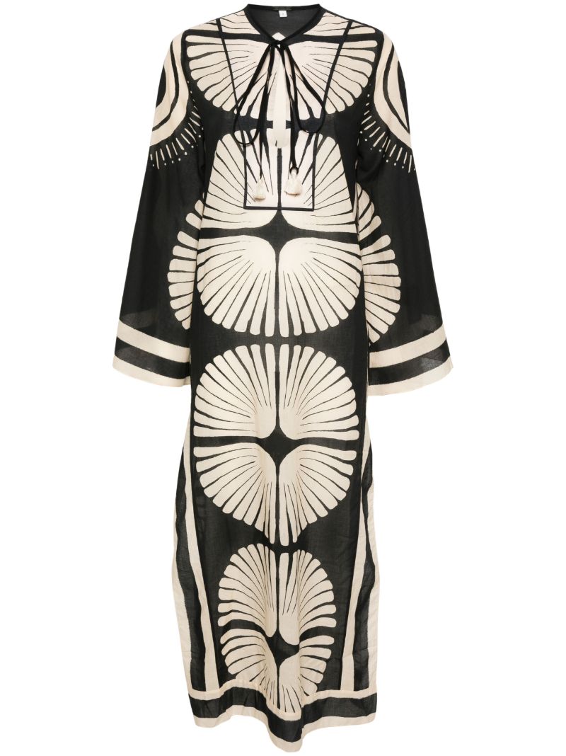 Black Natural Wisdom Cotton Dress