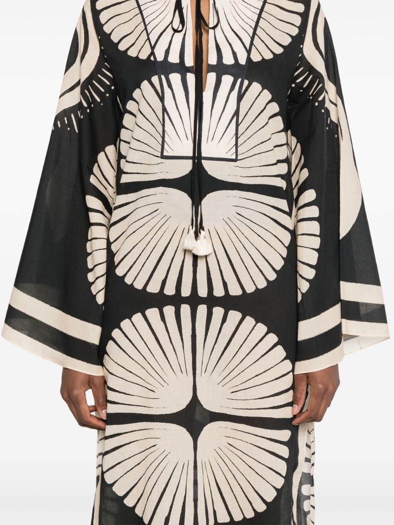 Black Natural Wisdom Cotton Dress