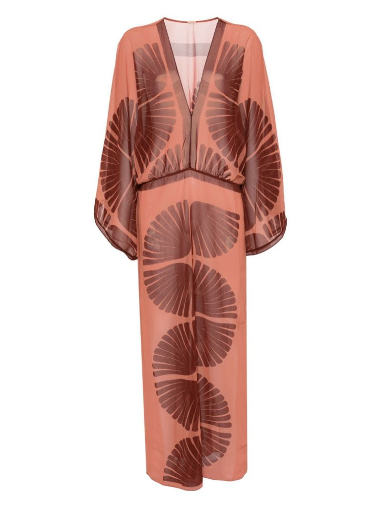 Pink Spiritual Healers Geometric-print Dress