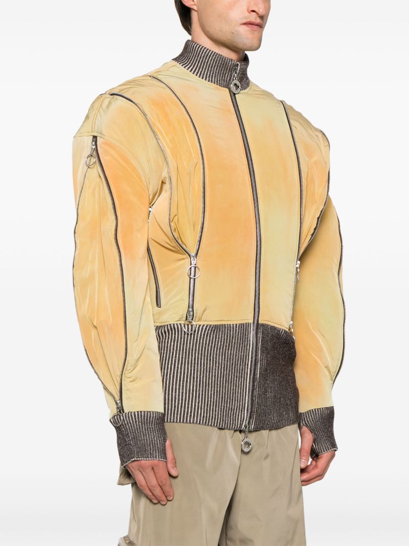 Zipped Bomber Jacket