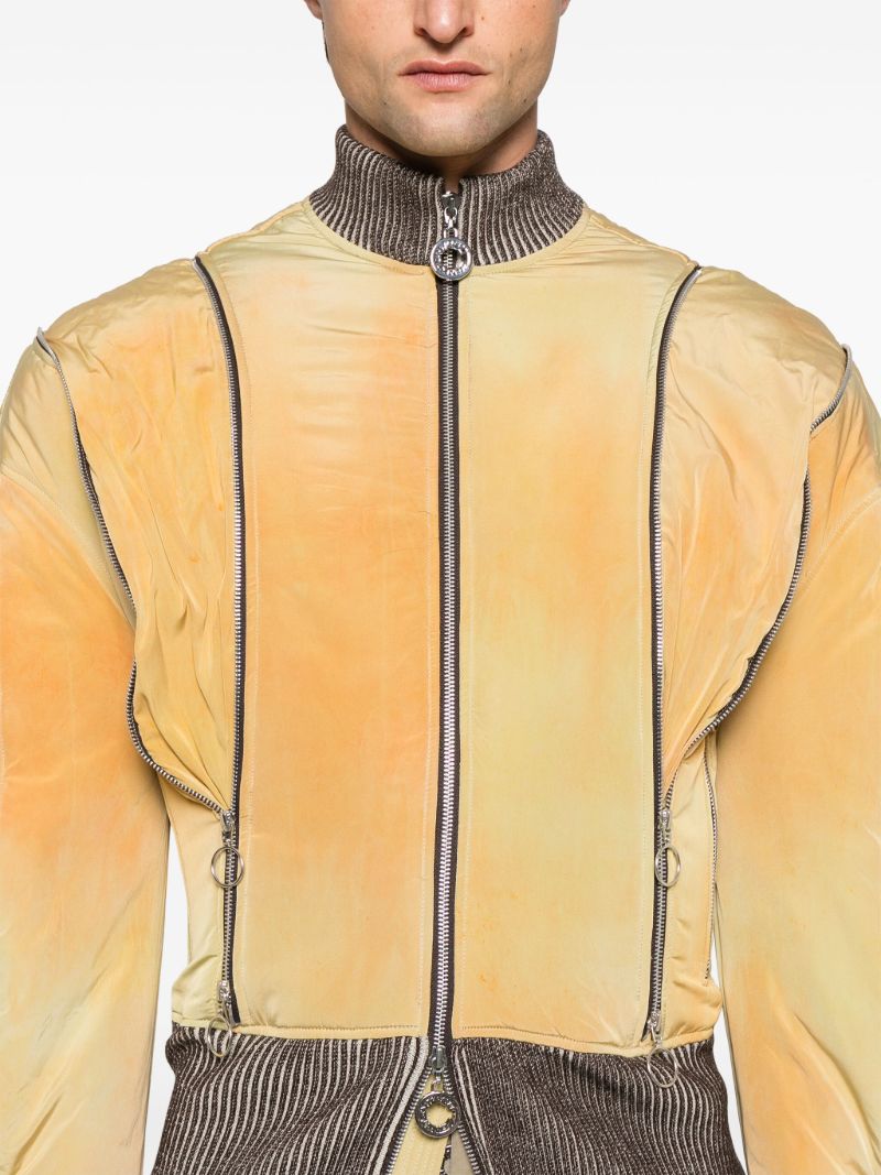 Zipped Bomber Jacket