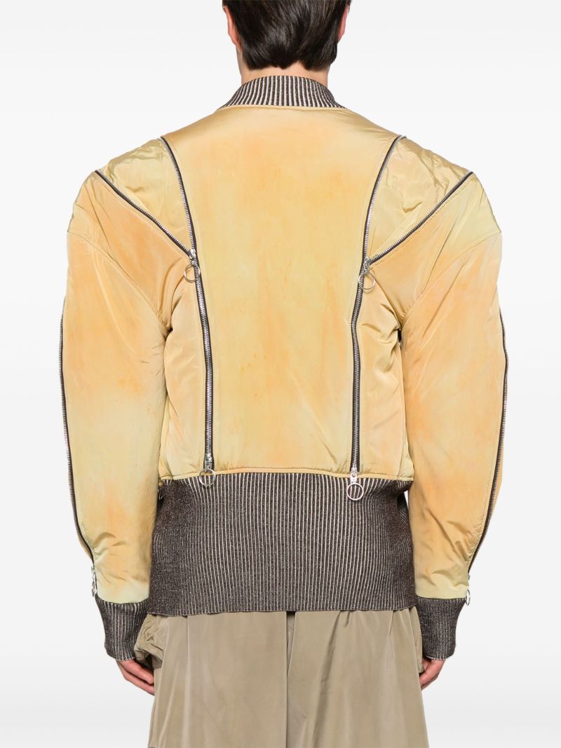 Zipped Bomber Jacket
