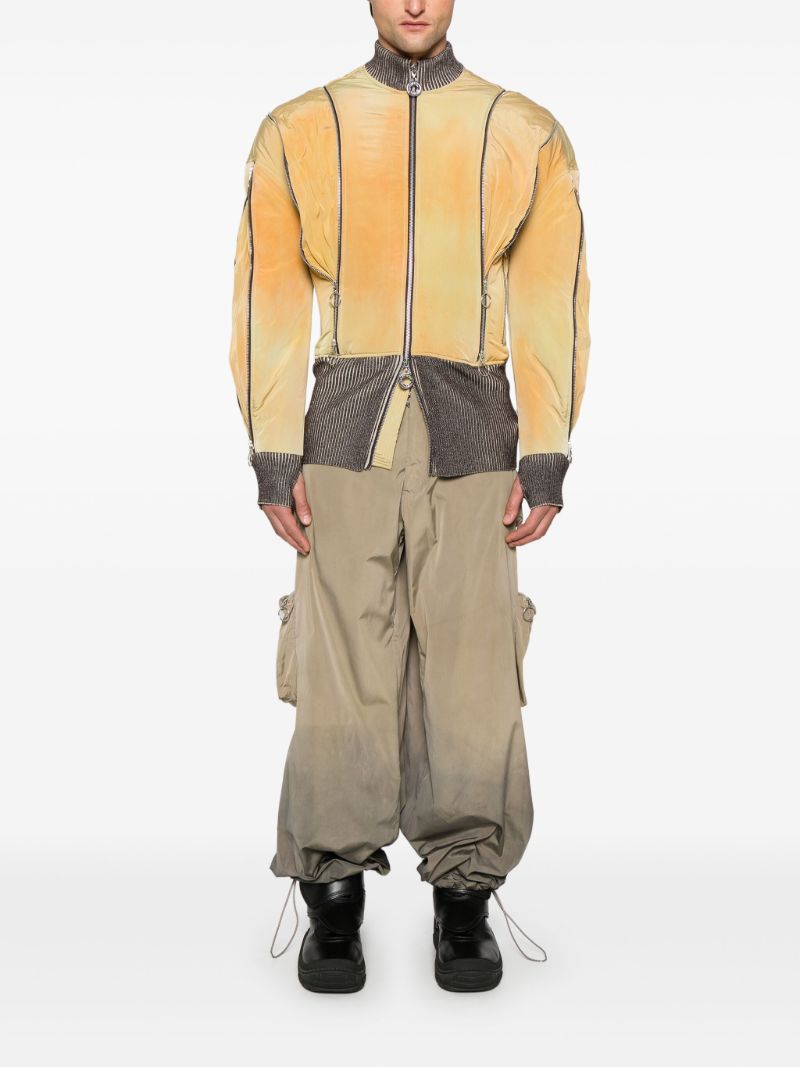 Zipped Bomber Jacket