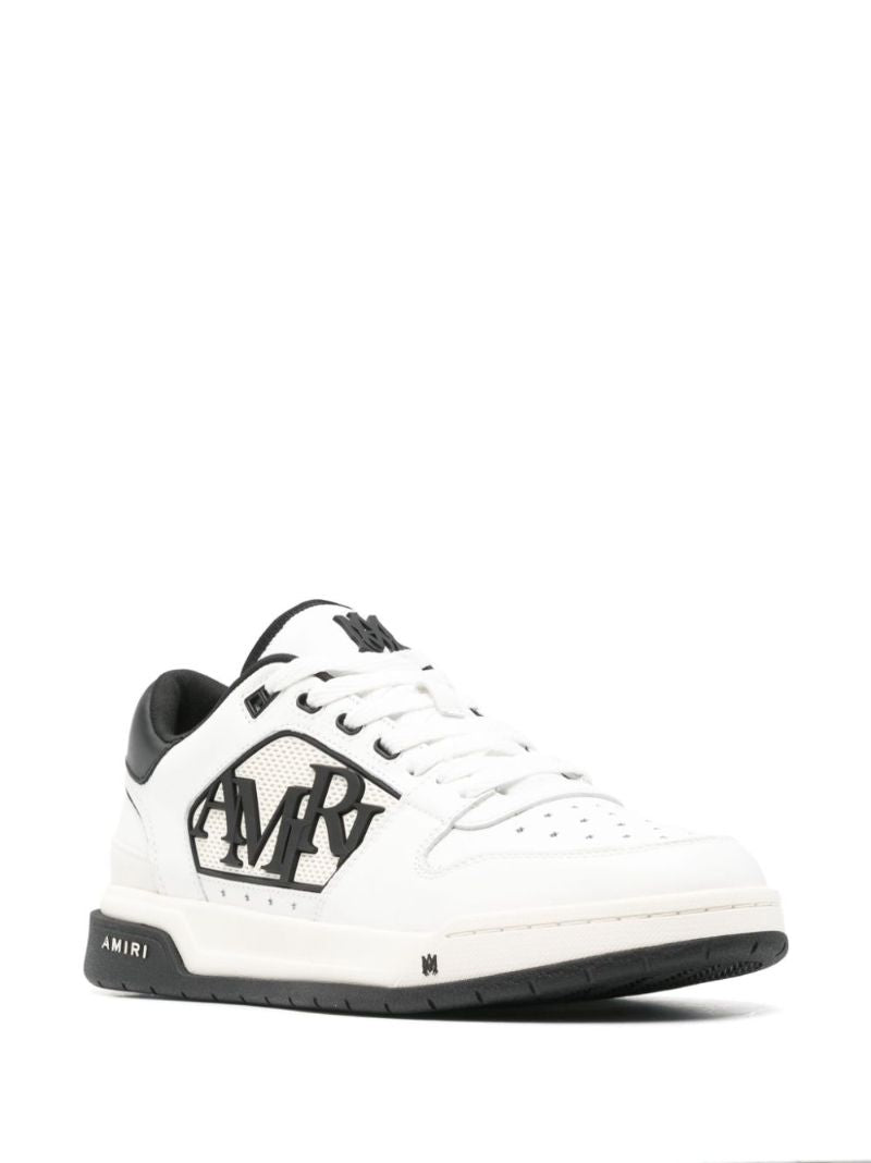 White Classic Low Leather Sneakers