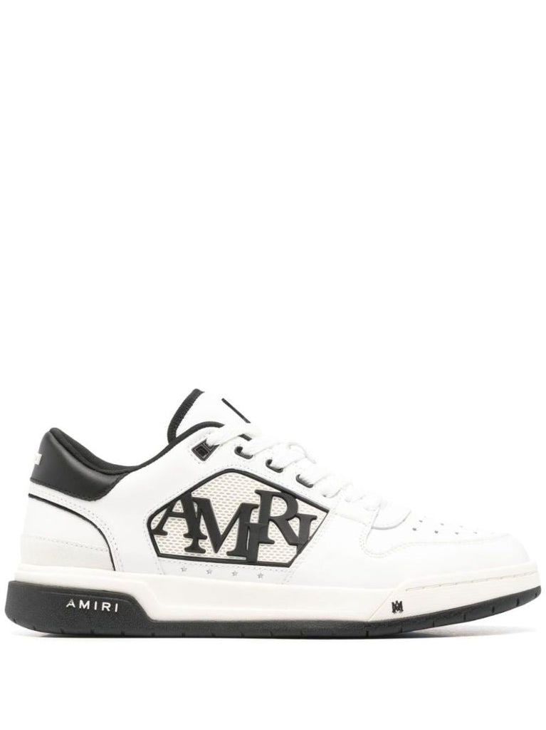 White Classic Low Leather Sneakers