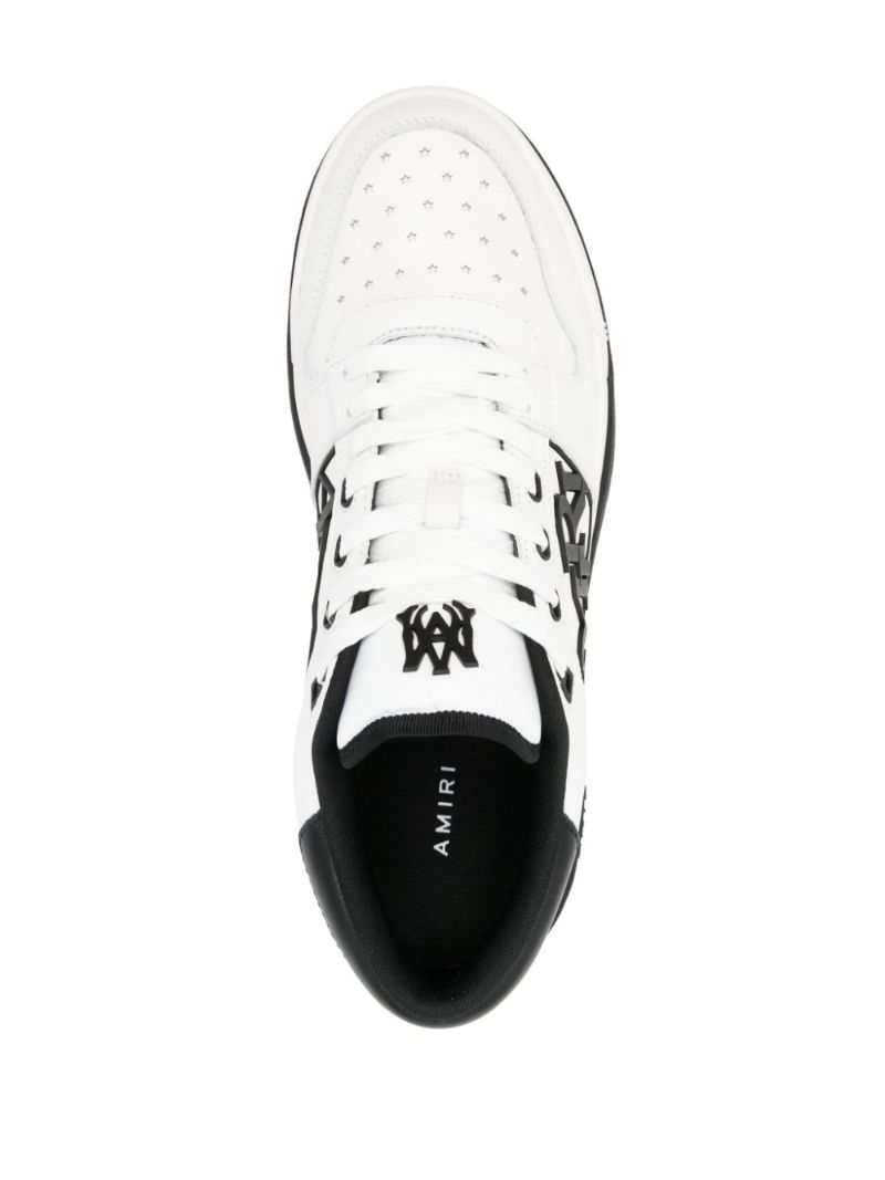 White Classic Low Leather Sneakers