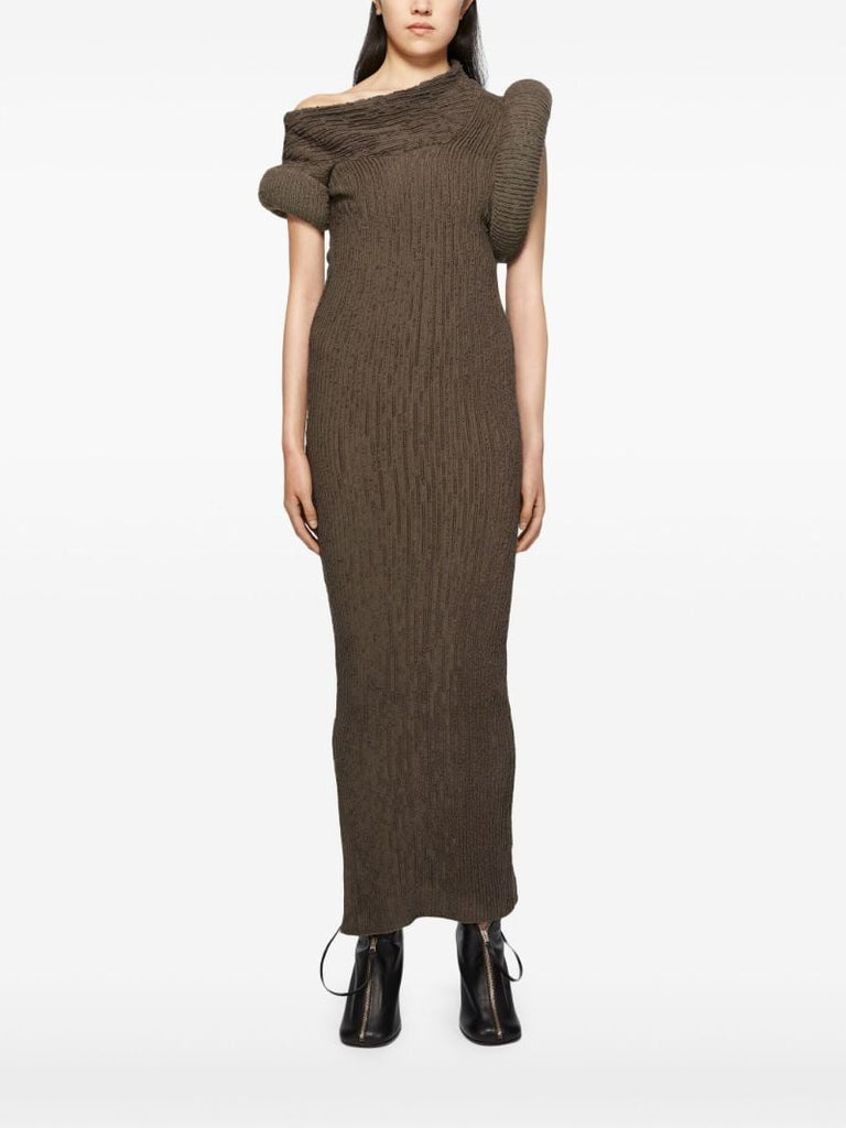Asymmetric Knit Dress
