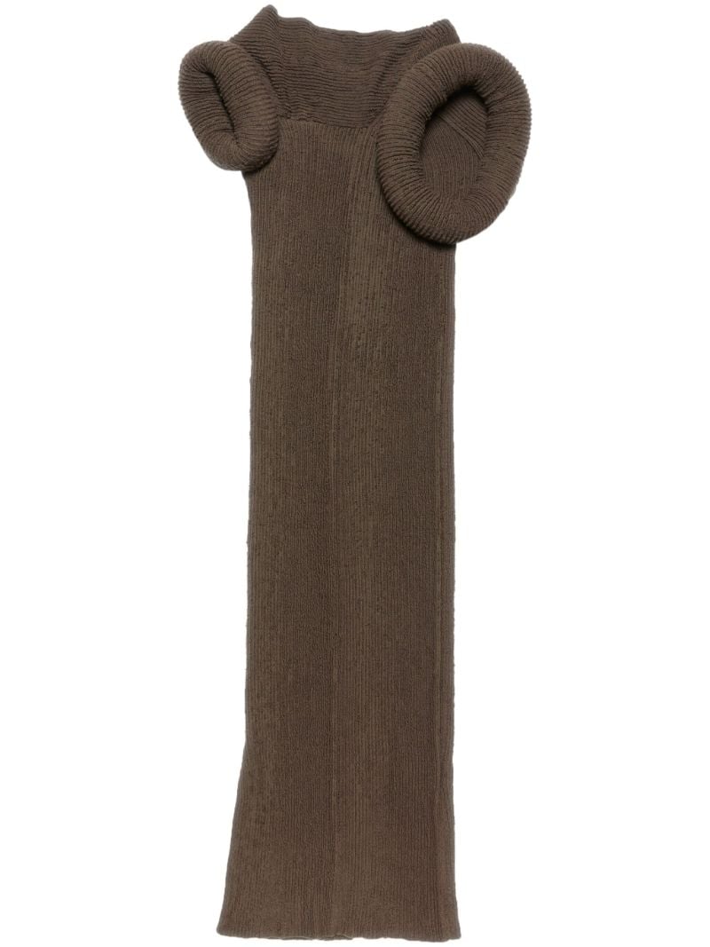 Asymmetric Knit Dress