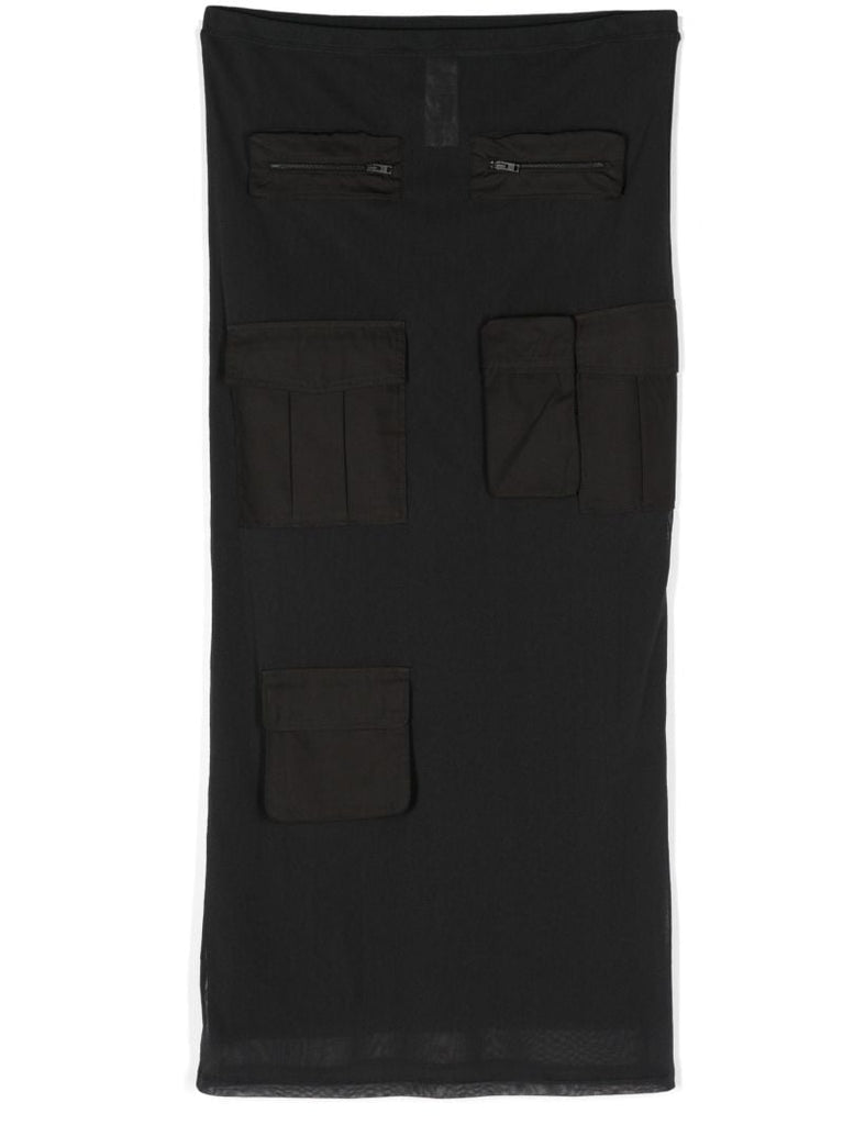 Mesh Cargo Skirt