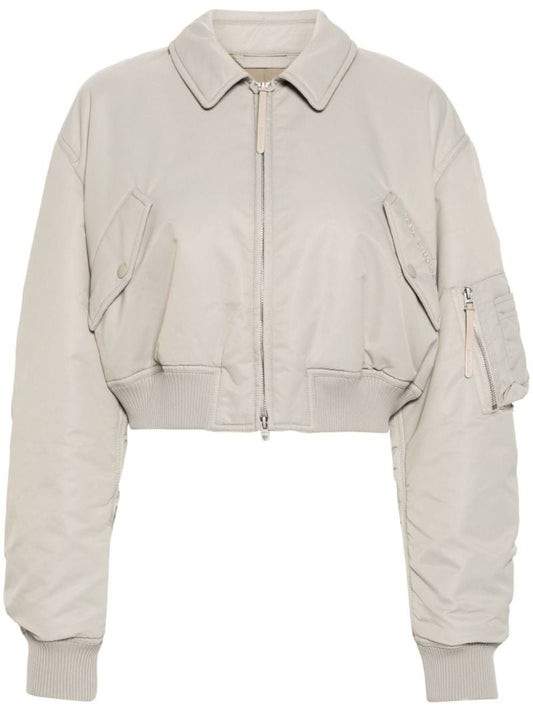 Logo-embroidered Bomber Jacket