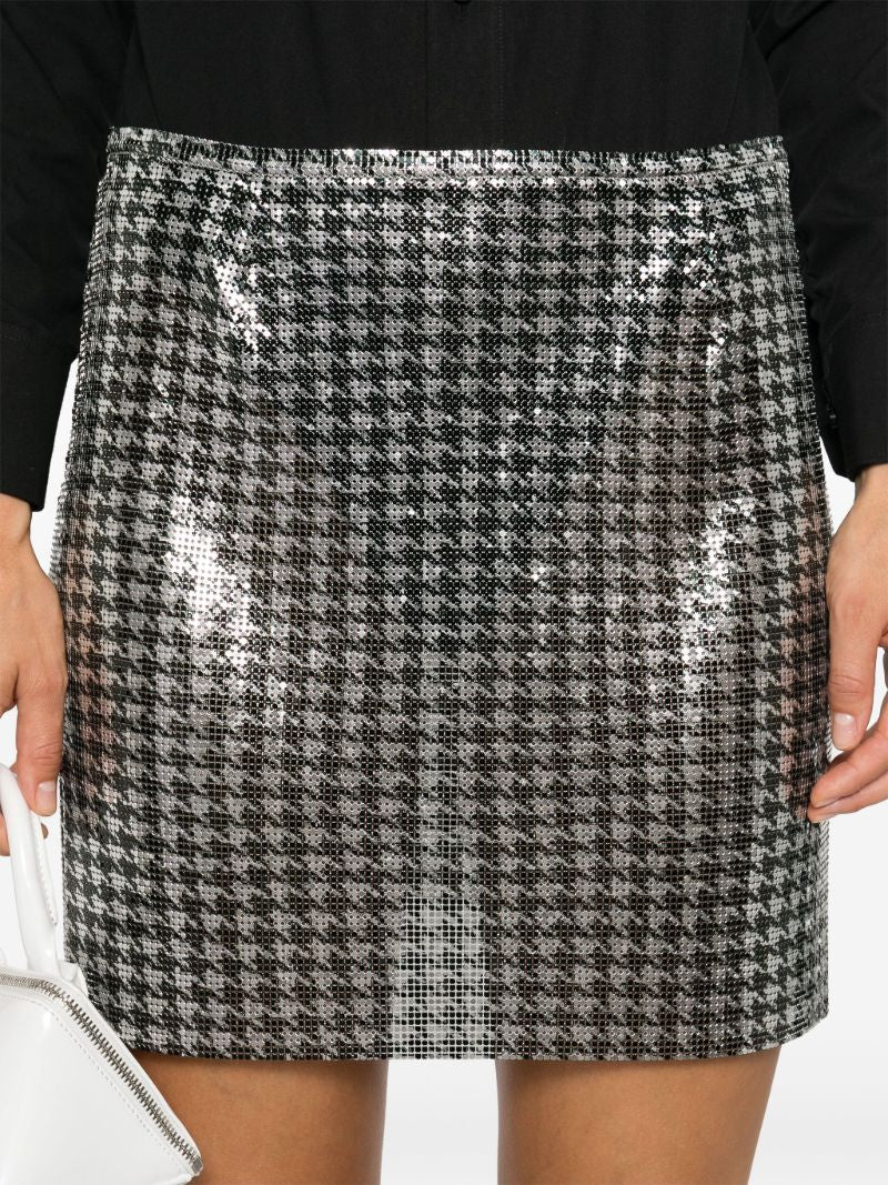 Silver Disc Chainmail Skirt