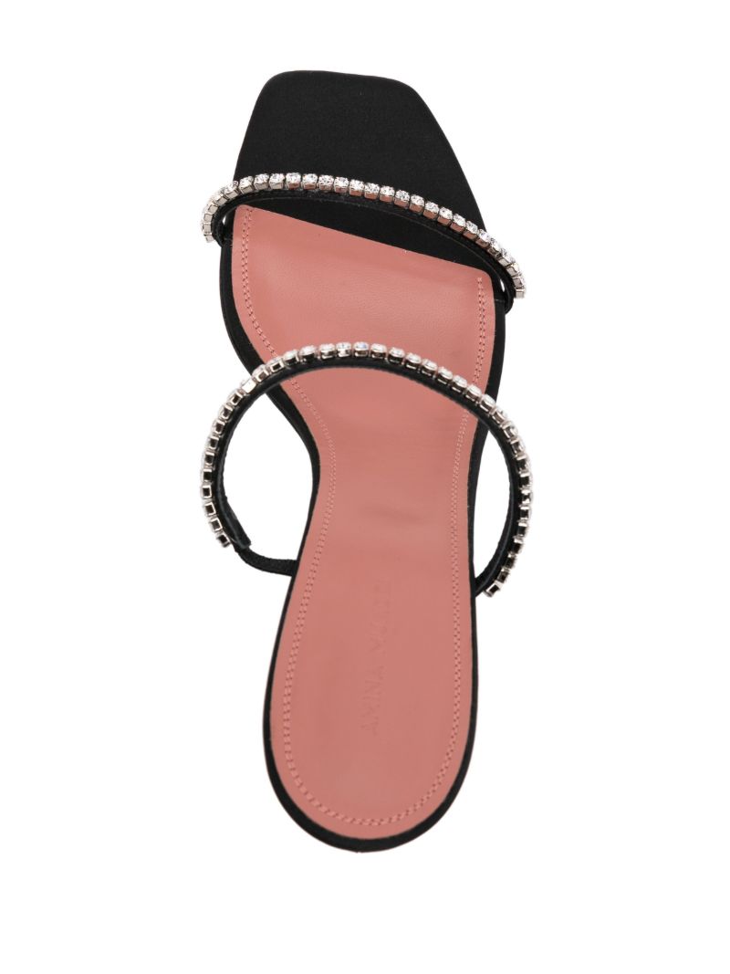 Black Gilda Crystal-embellished Sandals